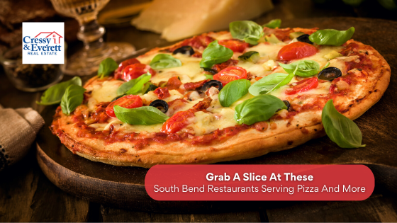 Order takeout or dine in at the South Bend restaurants serving savory pizza, wings, and more.